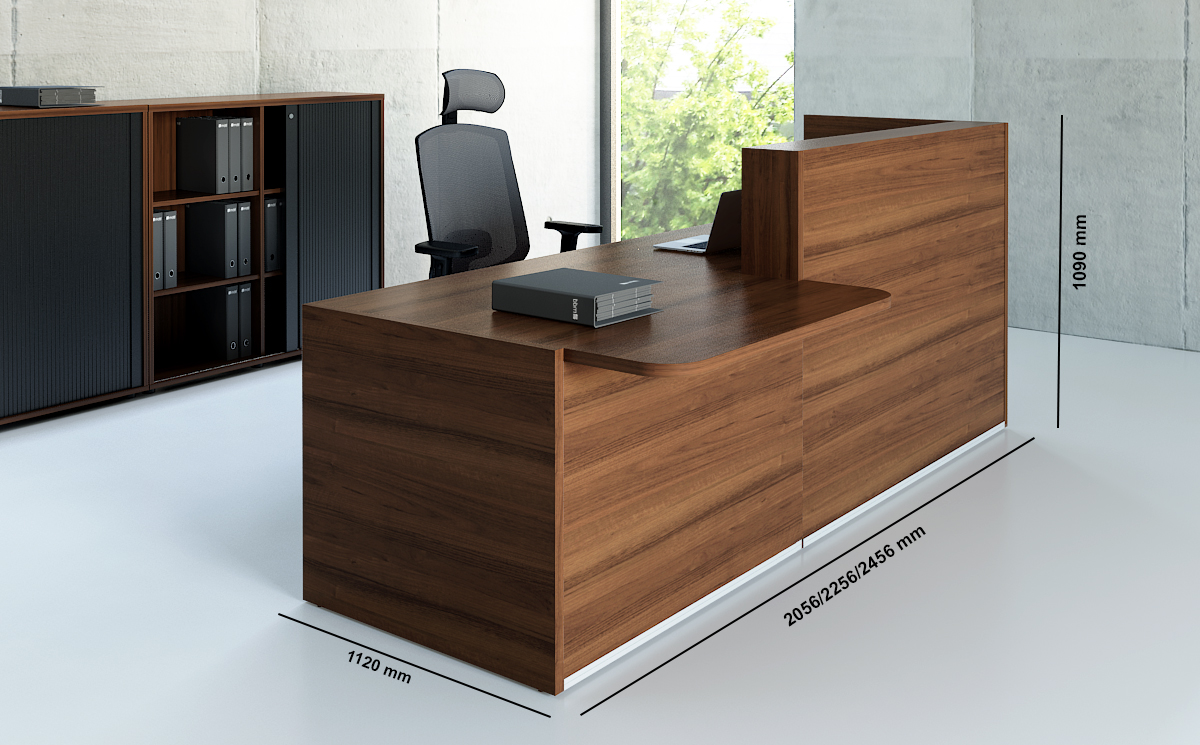 Andreas 2– Reception Desk With Dda Approved Wheelchair Access Size Img