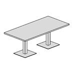 Rectangular Shape Table (6 and 8 Persons)