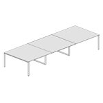 Extra Large Rectangular Shape Table (20 and 22 Persons)