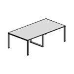 Medium Rectangular Shape Table (8 and 12 Persons)