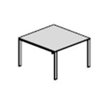 Avery – U Leg Meeting Table Small D1240