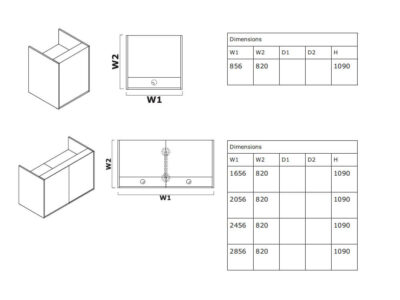 Dimension Andreas 1 – Straight Reception Desk