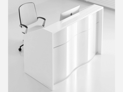 Leyla 1 – Compact Wave Reception Desk 01