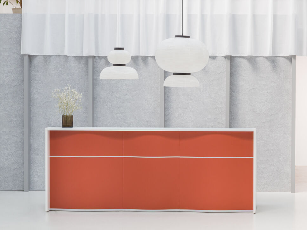 Leyla 1 – Compact Wave Reception Desk