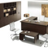 Marl – Solid Wood Finish Executive Desk And Optional Return 01