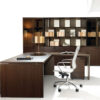 Marl – Solid Wood Finish Executive Desk And Optional Return 02