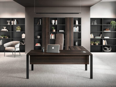 Om U Leg Wooden Executive Desk 2 1