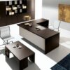 Marl – Solid L-Shaped Wooden Executive Desk -