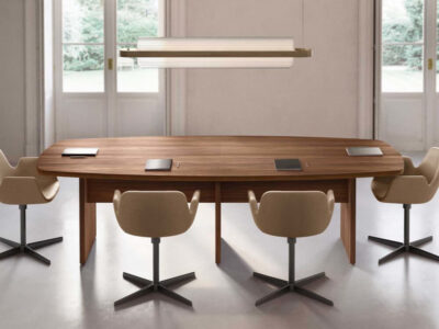 Piccadilly – Slab Leg Boardroom Table Desk