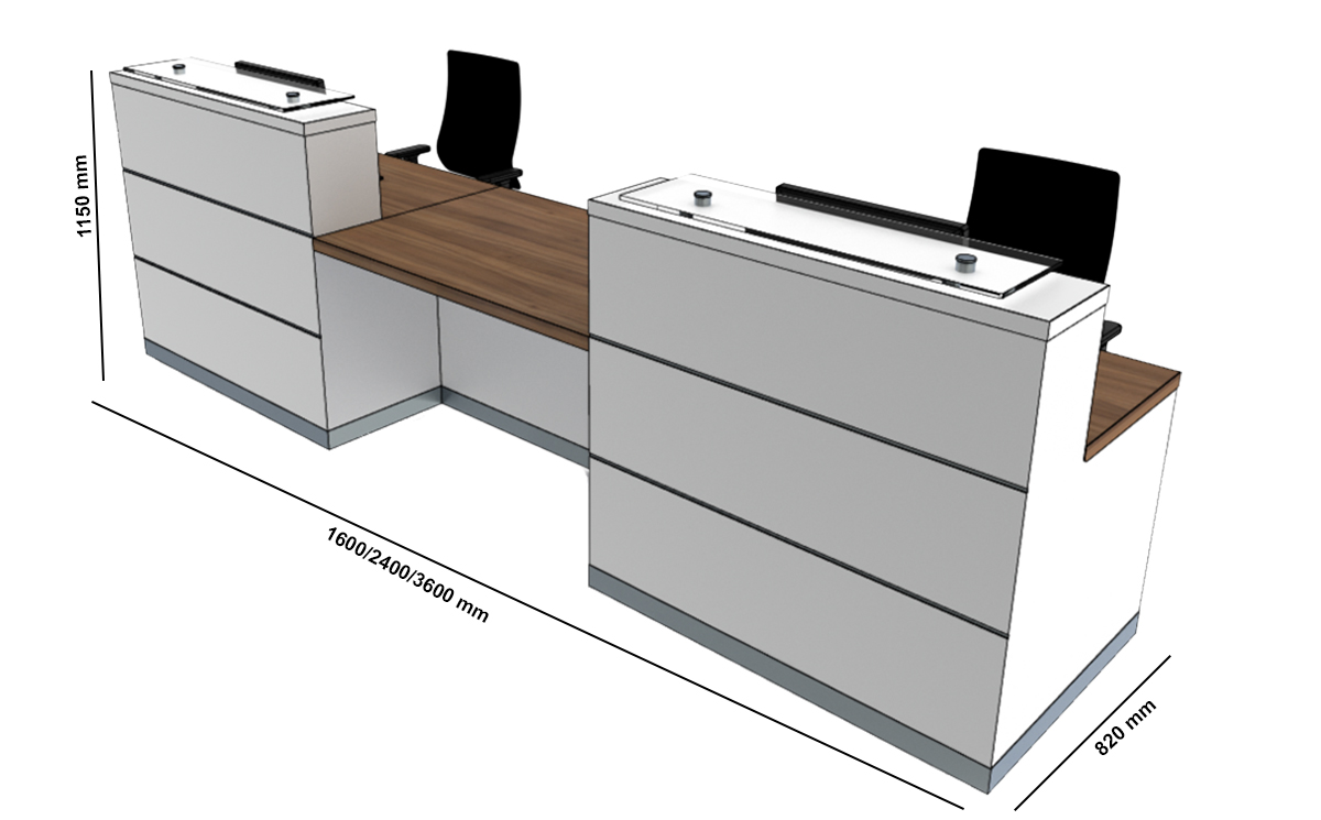 Aesop 1 – Straight Reception Desk   