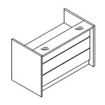 L1366 x D917 x H1105 mm