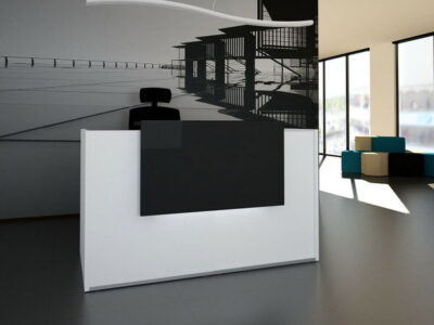 Andreas 3 – Reception Desk With Overhang Panel 01