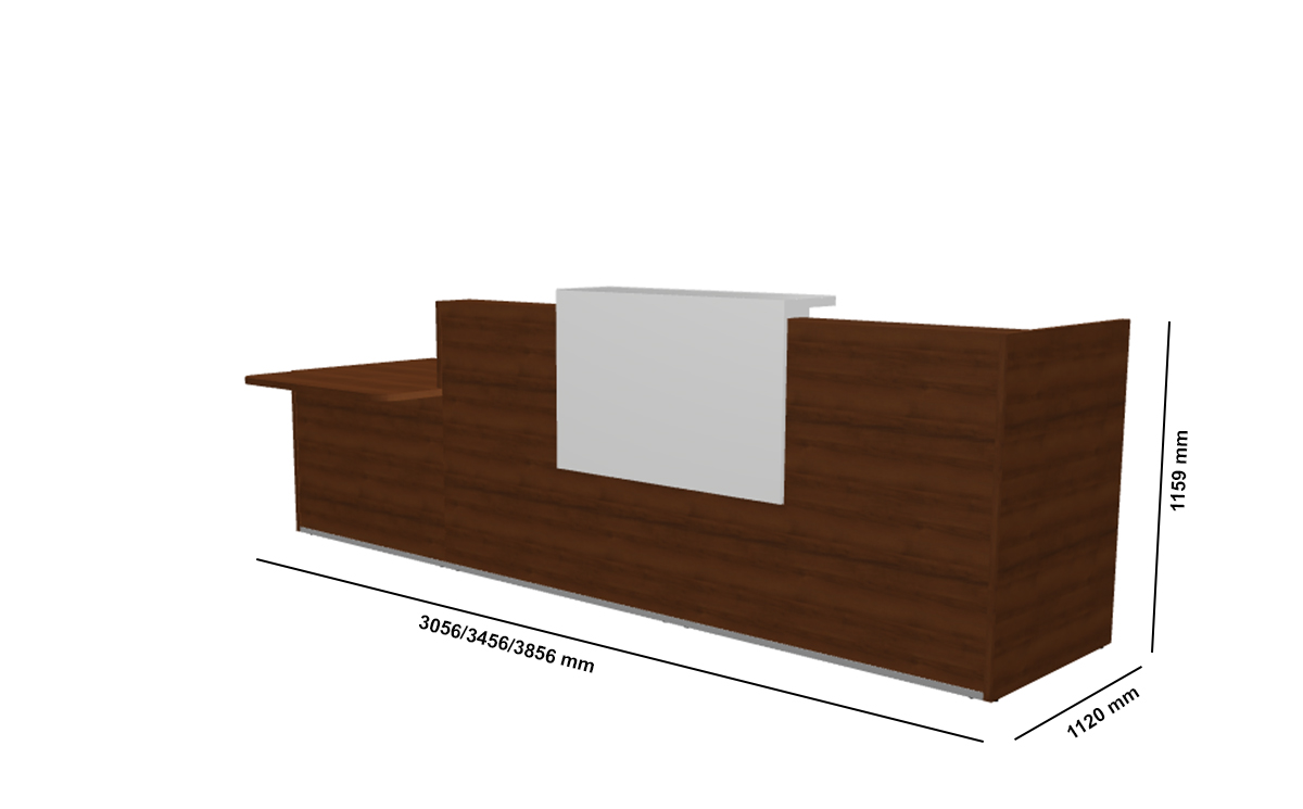 Andreas 6 – Reception Desk With Dda Approved Wheelchair Access