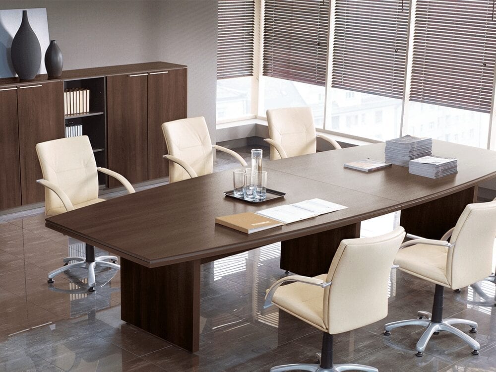 Chalk – Barrel Shaped Boardroom Table