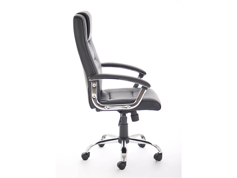 Bastian – Black Bonded Leather Executive Chair