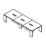 Large Rectangular Shape Table (12 Persons)