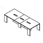 Medium Rectangular Shape Table (10 Persons)