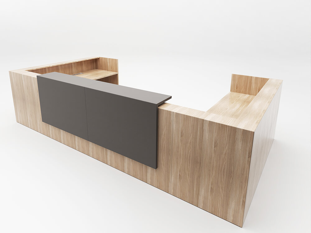 Boone – U Shaped Modular Reception Desk 06