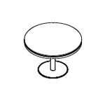 Round Shape Table (4 Persons)