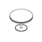 Round Shape Table (2 and 4 Persons)