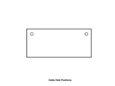 Cora Cable Hole Positions