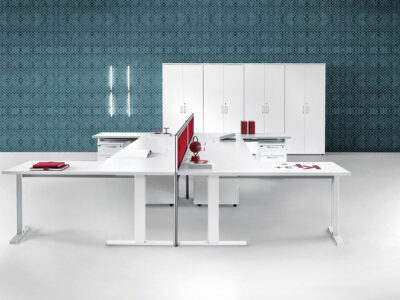 Daniel 1 – T Leg Office Desk With Optional Return