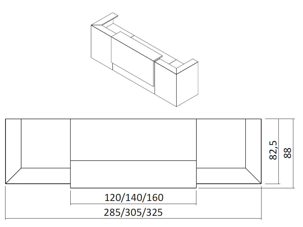 Mona 1 – Reception Desk