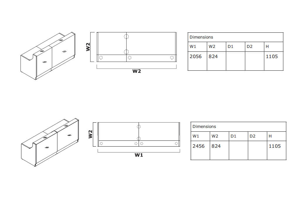 Finley – Straight Reception Desk