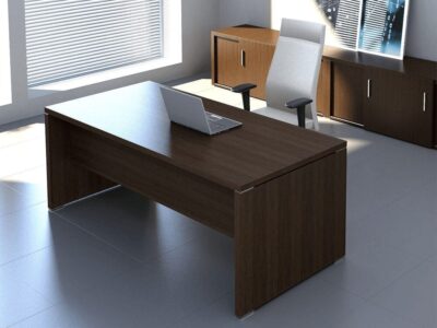 Pietro - Wood Finish Executive Desk with Optional Return & Credenza Unit