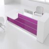 Alba 2 – Reception Desk in White with Wheelchair Access (Altair AT 9)