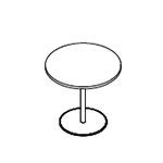 Small Round Shape Table (2 and 4 Persons)