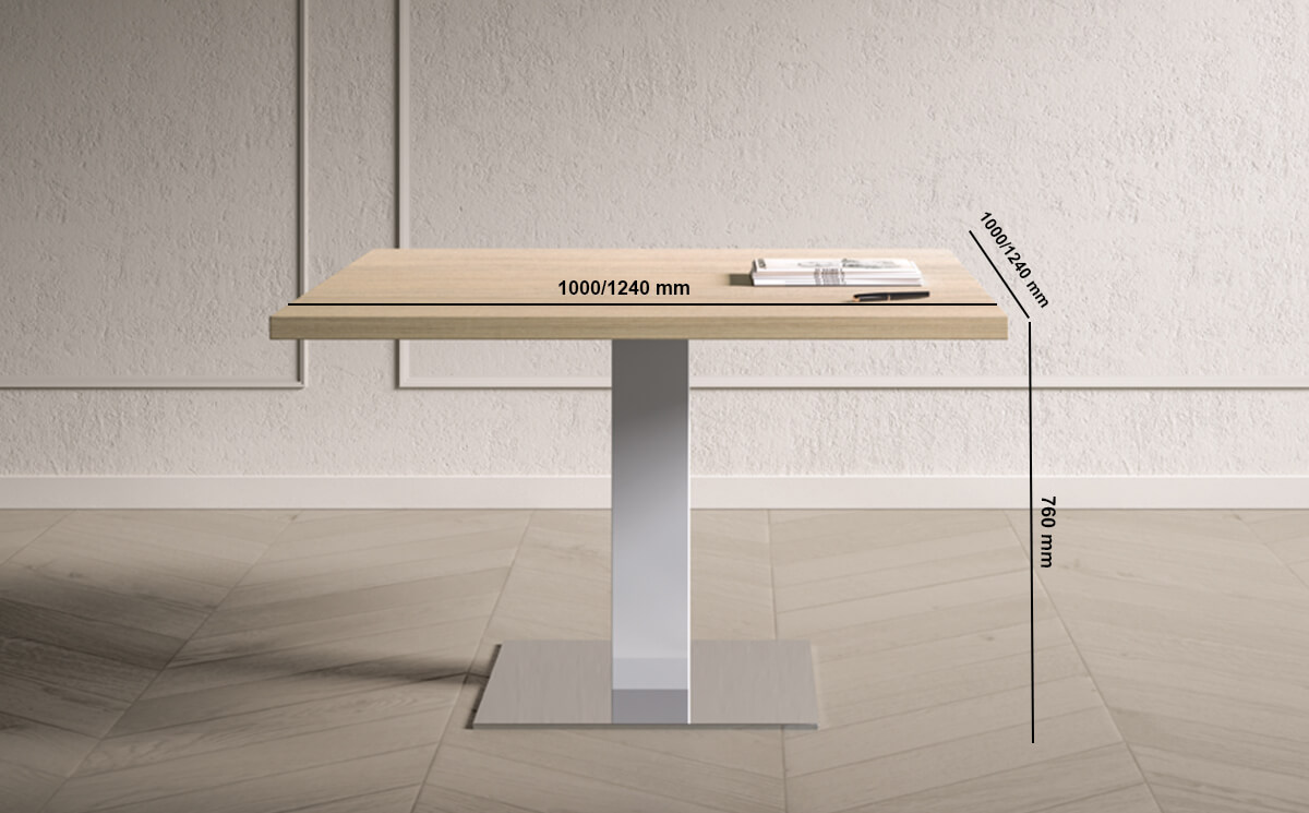 Hugo – Square Top Meeting Table