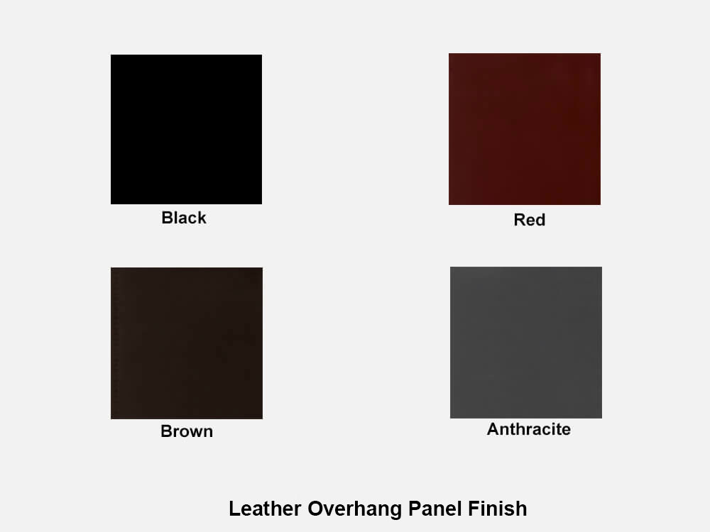 Leather Overhang Panel Finish
