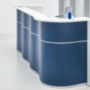 Leyla 2 – Reception Desk With Gloss Lacquered Front 05