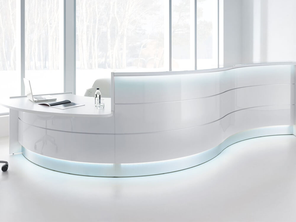 Wave shop reception desk