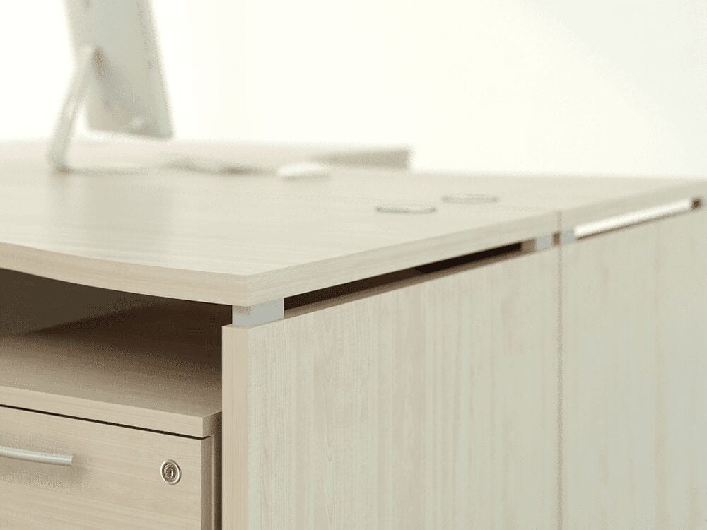 Noah – Back to Back Operational Office Desk with Slab Leg For 2 and 4 Persons