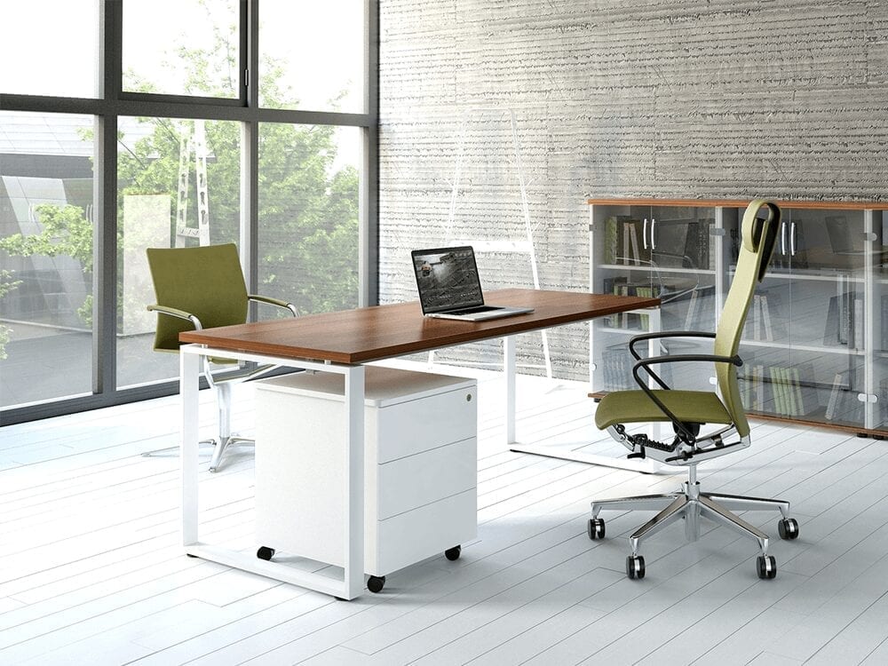 Bella – Office Desk with Ring Leg