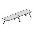 Large Rectangular Shape Table (12 and 18 Persons)