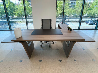 Oxford 4 – Wood Finish L Shaped Executive Desk With Optional Return 01