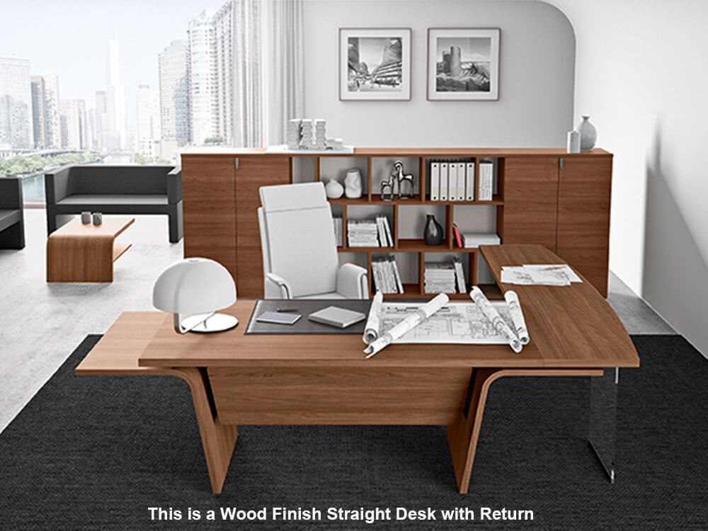 Oxford 4 – Wood Finish L Shaped Executive Desk With Optional Return 02 Img (1)