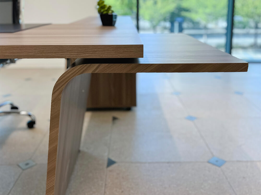 Oxford 4 – Wood Finish L Shaped Executive Desk With Optional Return 02