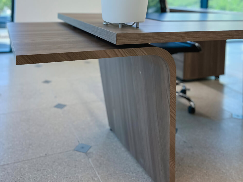 Oxford 4 – Wood Finish L Shaped Executive Desk With Optional Return 03