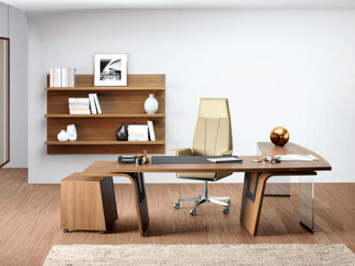 Oxford 4 – Wood Finish L Shaped Executive Desk With Optional Return 08