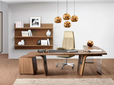 Oxford 4 – Wood Finish L Shaped Executive Desk With Optional Return 09