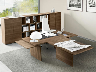 Oxford 4 – Wood Finish L Shaped Executive Desk With Optional Return 13