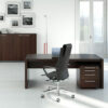 Percy – Bow Front Wooden Executive Desk