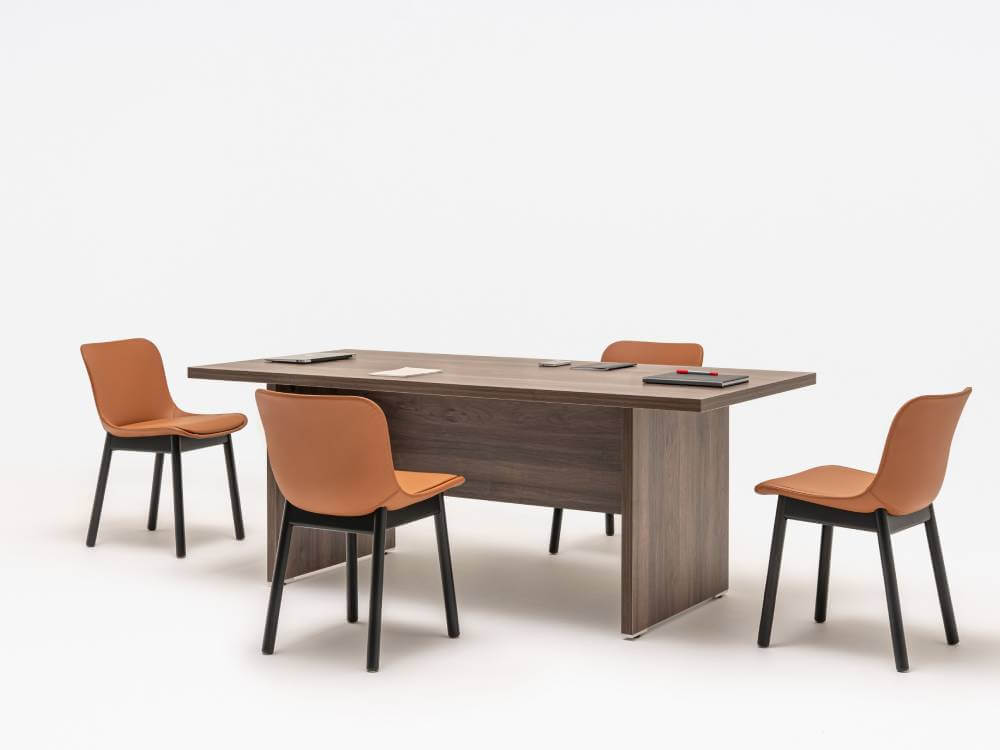 Pietro 1– Slab Leg Boardroom Table 02 Img