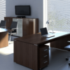 Pietro – Wood Finish Executive Desk 6