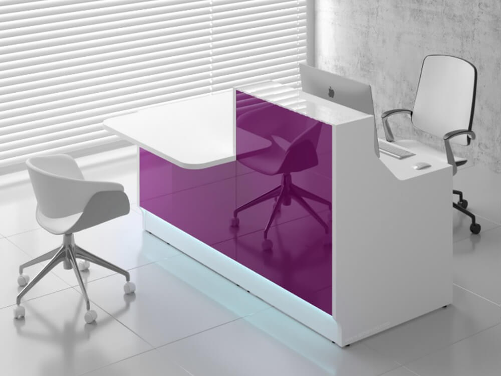 Reception Desk With Dda Counter–adonis Ad 33 34 Lin 331l Fuchsai 1
