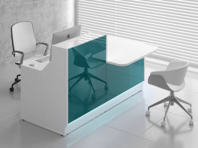 Finley 1 – Reception Desk with DDA Approved Wheelchair Access Counter